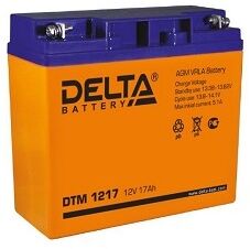Delta DTM 1217  (17 А\ч, 12В) свинцово- кислотный аккумулятор  