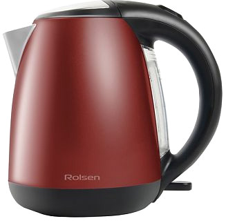 Чайник Rolsen RK-2713M 1.7л. красный/черный (корпус: металл)