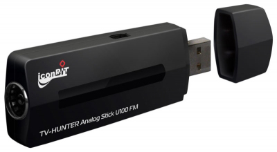 Тюнер TV/FM ICONBIT TV-HUNTER Analog Stick U100 FM USB