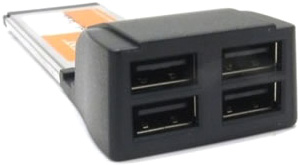 Карта ExpressCard/34 4xUSB2.0 ORIENT EX-USB