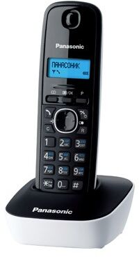 Р/Телефон Dect Panasonic KX-TG1611RUW белый/черный АОН