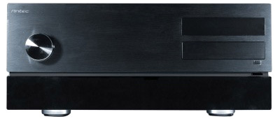Корпус DeskTop Antec Fusion Remote MAX (for quiet HTPC,media center) LCD display, 350W