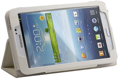 Чехол IT BAGGAGE для планшета SAMSUNG Galaxy Tab A 7" SM-T285/SM-T280 искус.кожа, белый [ITSSGTA70-0]