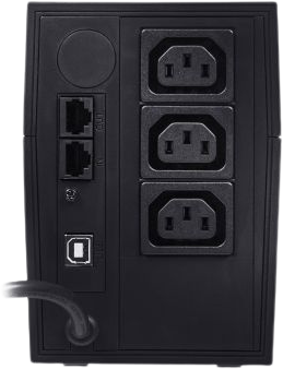 Источник бесперебойного питания Powercom Raptor, Line-Interactive, 1000VA / 600W, Tower, 3*IEC320-C13, USB (792817)