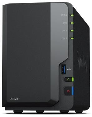 СХД настольное исполнение 2BAY NO HDD DS223 SYNOLOGY