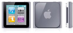 Аудиоплеер Apple iPod nano 6Gen [MC694QB/A] 16 ГБ Graphite