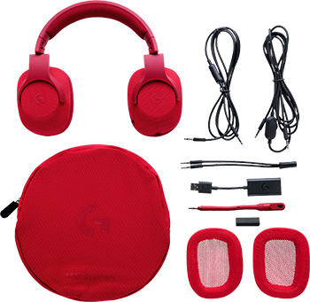 Гарнитура Logitech G G433 7.1 Surround Gaming Headse, Red [981-000652]