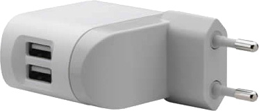 Зарядное устройство Belkin Dual USB Charger для iPhone/iPod, белое [F8Z597cw03]