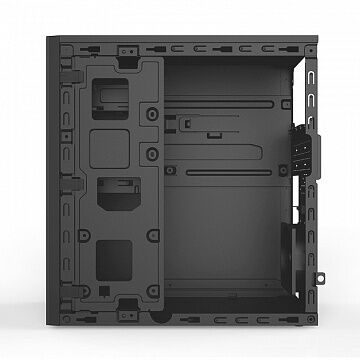 Корпус Powerman EK303, черный, mATX, Без БП (6154288)