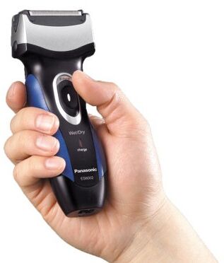 Бритва сетчатая Panasonic ES6002 реж.эл.:3 питан.:аккум. черный/синий
