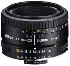 Объектив Nikon AF 50 мм f/1.8D