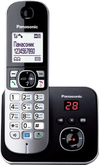 Телефон Panasonic KX-TG6821 чёрный