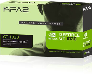 Видеокарта KFA2 nVidia GeForce GT 1030 2Gb DDR5 PCI-E DVI, HDMI