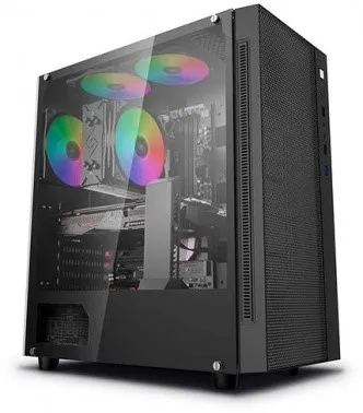 ПК IRU Game 520B5G TWR Ryzen 5 5600 (3.5) 16Gb SSD512Gb RX 6600 8Gb FreeDOS GbitEth 650W черный (2061477)