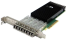 Сетевой адаптер PCIE 10GBE SFP+ 4PORT PE310G4I71LB-XR SILICOM