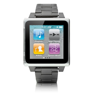 Металлический чехол-браслет HEX Vision для iPod nano 6G, темно-серый [HX1026 GNMT]