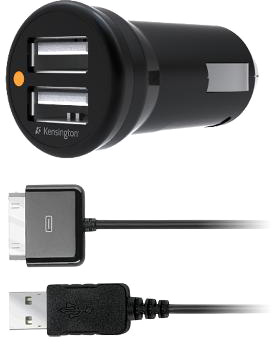 Автомобильное зарядное устройство Kensington PowerBolt Duo Car Charger для iPhone/iPad [K33497US]