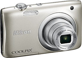 Цифровая фотокамера Nikon COOLPIX A100 Silver