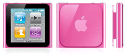 Аудиоплеер Apple iPod nano 6Gen [MC698QB/A] 16 GB pink