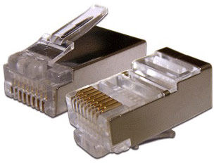 Коннектор RJ45 STP 8P8C, универсальный, cat.6, 100 шт.