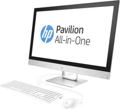 Моноблок 27" HP Pavilion 27I 27-r002ur 3-7100T/4/1000/Multi/Wi-Fi/BT/Cam/kbd/mouse/DOS [2MJ62EA]