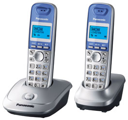 Телефон Panasonic KX-TG2512, серебро