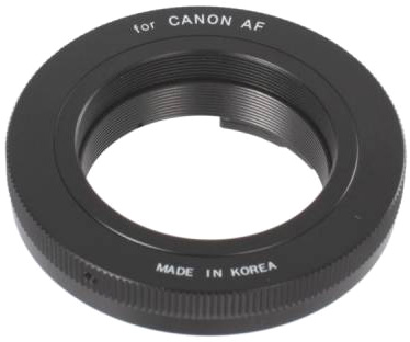 Адаптер для камер Canon EOS объективов Samyang T-mount 