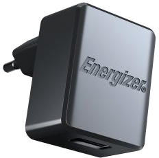 Зарядное устройство ENERGIZER Classic, 1 USB, 1A, EURO 220v + кабель USB->microUSB [ACA1AEUCMC3]