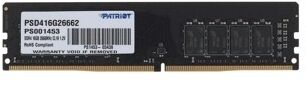 Patriot DDR4 DIMM 16GB PSD416G26662 PC4-21300, 2666MHz