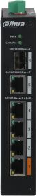 Коммутатор Dahua DH-PFS3106-4ET-60-V2 4x100Мбит/с 1x1Гбит/с неуправляемый