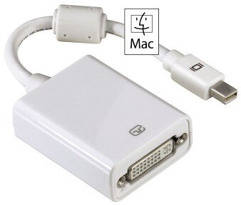 Адаптер Hama miniDisplayPort (m) DVI-D (f) 0.1м (00053248) феррит.кольца