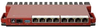 MikroTik L009UiGS-RM Маршрутизатор управляемый L2, 8x1 Гбит/с, SFP 1x2.5 Гбит/с, 1xUSB 3.0, IP20, установка в стойку 1U