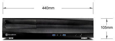 Корпус SilverStone ML03B, черный, mATX, Без БП (SST-ML03B)