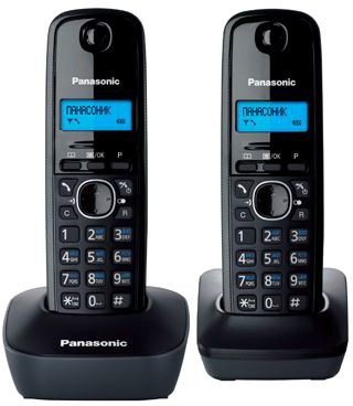Телефон Panasonic KX-TG1612, серый