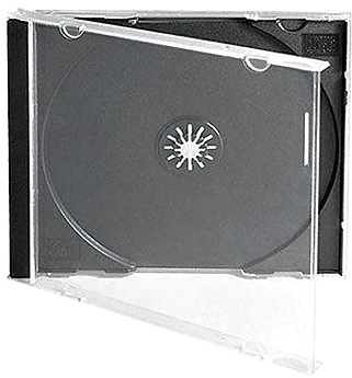 Бокс на 1 CD/DVD диск jewel, черный