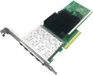 Сетевой адаптер Intel Ethernet Converged Network Adapter X710-DA4, 10Gb Quad Ports SFP+, open optics, transivers not included, LP and FH brackets included (analog X710DA4G2P5, X710DA4FHBLK, EX710DA4G1P5)