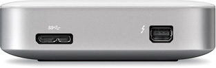 Внешний диск Buffalo MiniStation Thunderbolt 1TБ Slim White [UBHDPA10TU3EU]