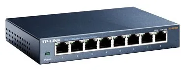 Коммутатор TP-Link TL-SG108 (L2) 8x1Гбит/с неуправляемый