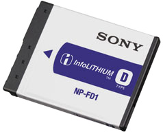 Аккумулятор Sony NP-FD1