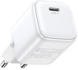 Сетевое зарядное устройство UGREEN CD318 (15324) Nexode 20W USB-C PD GaN Fast Charger EU. Цвет: белый