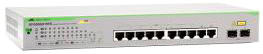 Коммутатор Allied Telesis (AT-GS950/10PS-50) 8-портов 10/100/1000BASE-T PoE+/SFP