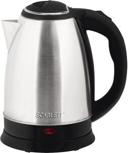 Чайник электрический Scarlett SC-EK21S26 2л. 1800Вт серебристый корпус: металл/пластик (EK21S26)