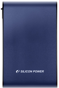 Внешний диск 500 ГБ Silicon Power Armor A80 [SP500GBPHDA80S3B] Blue USB3.0