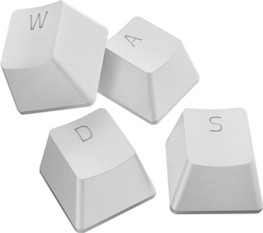 Кейкапы для клавиатуры Razer PBT Keycap Upgrade Set - Mercury White/ Razer PBT Keycap Upgrade Set - Mercury White