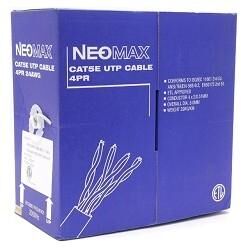 Кабель Кабель NEOMAX [NM11001] U/UTP cat.5e 4 пары (305 м) 0.46 мм (25 AWG) Медь, PVC jacket; Fluke Tested