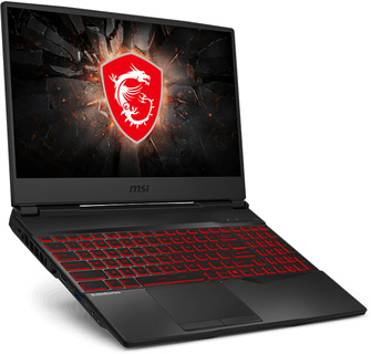 Ноутбук MSI GL65 9SDK-082XRU 15.6" FHD i7-9750H/16/1000/128 SSD/GF GTX 1660ti 6G/WF/BT/Cam/DOS
