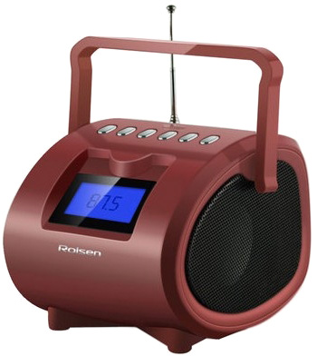 Аудиомагнитола Rolsen RBM412BR коричневый 6Вт/MP3/FM(an)/USB/SD/microSD