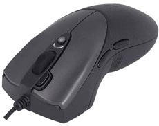 Мышь A4Tech XL-730K USB 3600dpi (оптическая, черная, 6 кнопок)