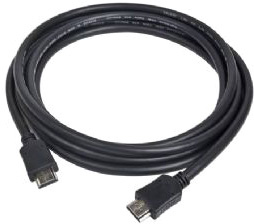Кабель HDMI- HDMI, 3м, чёрный, зол.конт., экран (блистер) VCOM