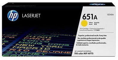Картридж лазерный HP 651A CE342A желтый (16000стр.) для HP LJ 700/775